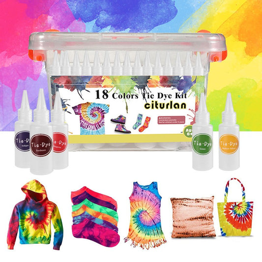 18-color tie-dye suit